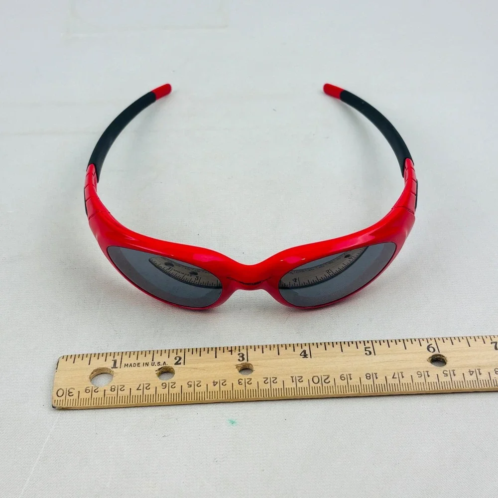 Vintage Oakley Eye Jacket 2.0 Cannon Red Sunglasses Plutonite‎ Lenses Pouch USA